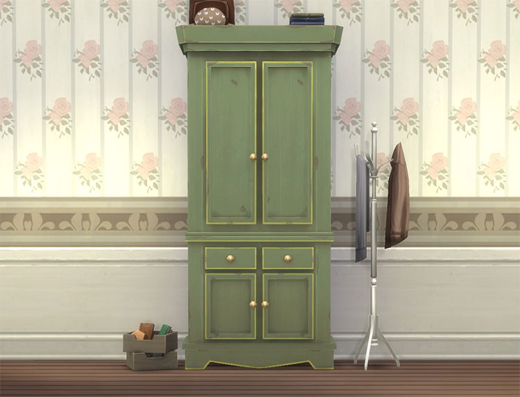 Country Armoire CC for The Sims 4