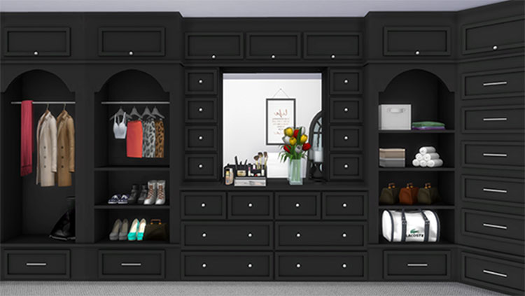 sims 3 celebrity house cc walk in closet