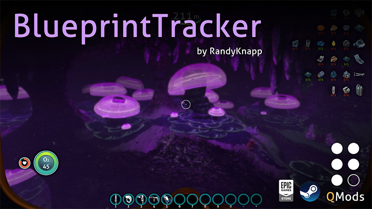 BlueprintTracker Subnautica mod