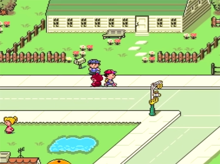 Earthbound SNES gameplay