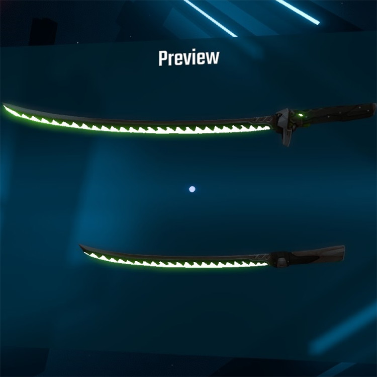 Genji’s Dragonblade in Beat Saber