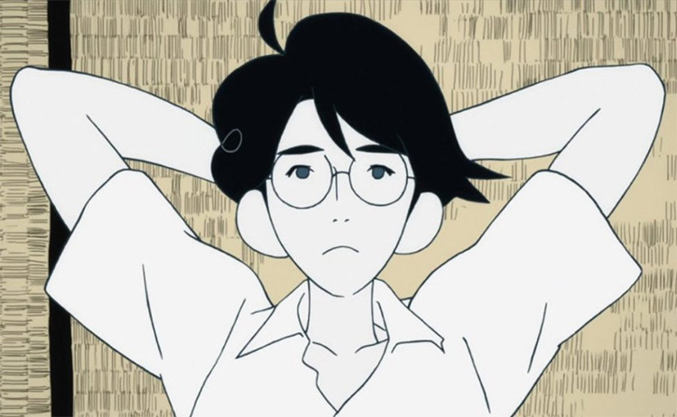 Watashi from The Tatami Galaxy anime