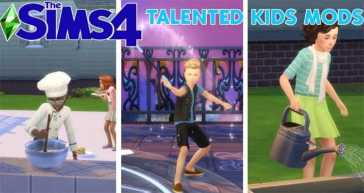 Talented Kids Mod Sims 4 CC