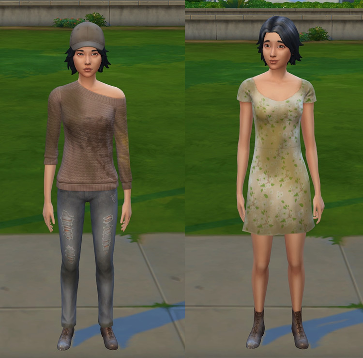 Female Homeless Clothes Sims 4 CC