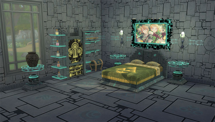 Twilight Princess Bedroom Set - Sims 4 CC