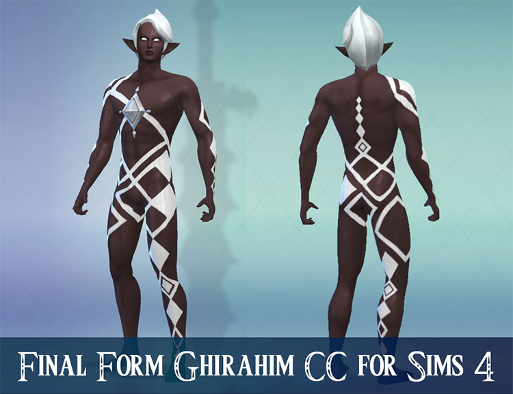 Ghirahim Character Set CC for Sims 4