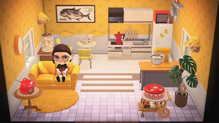 20 Kitchen Design Ideas For Animal Crossing  New Horizons   FandomSpot - 39