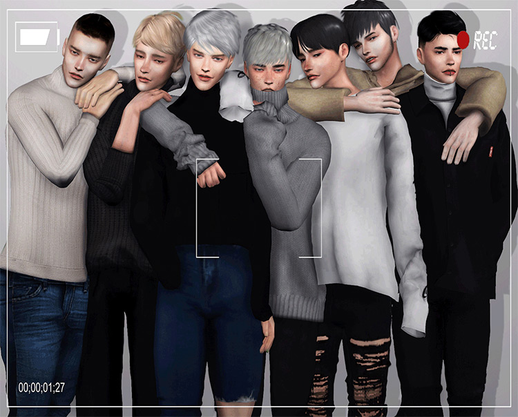 bts hairstyles sims 4 cc