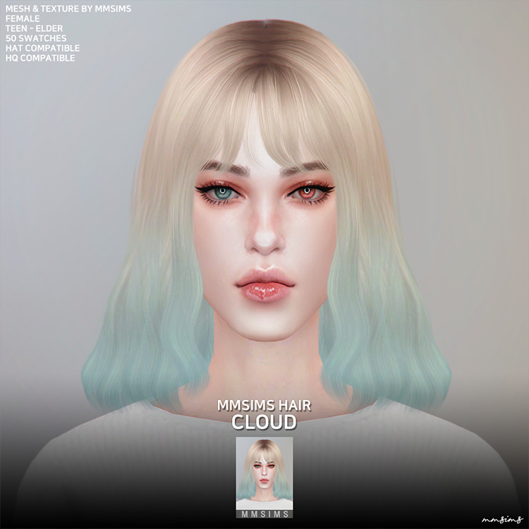 bts sims 4 cc hair