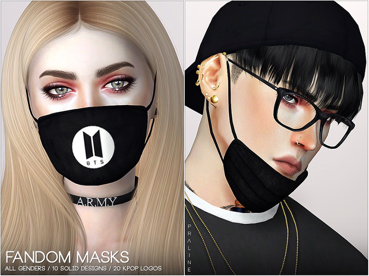 Fandom Masks Sims 4 CC