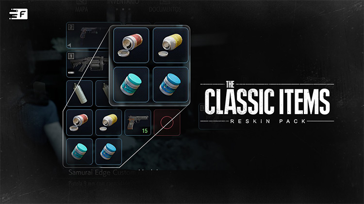 The Classic Items Pack Resident Evil 3 Remake mod