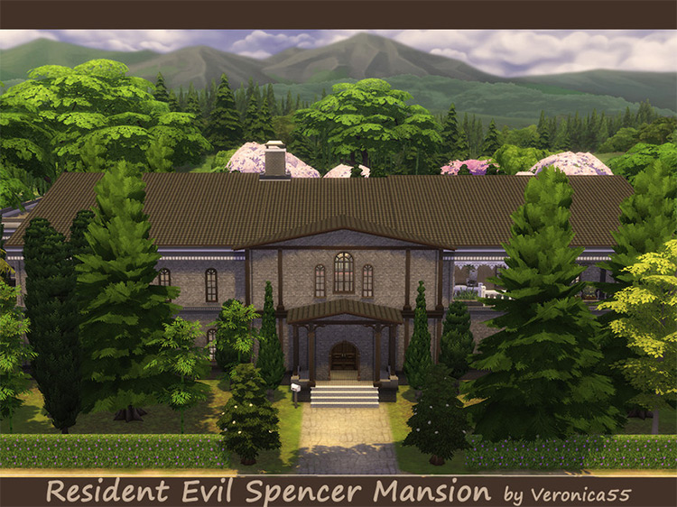 Alternate Spencer Mansion for The Sims 4