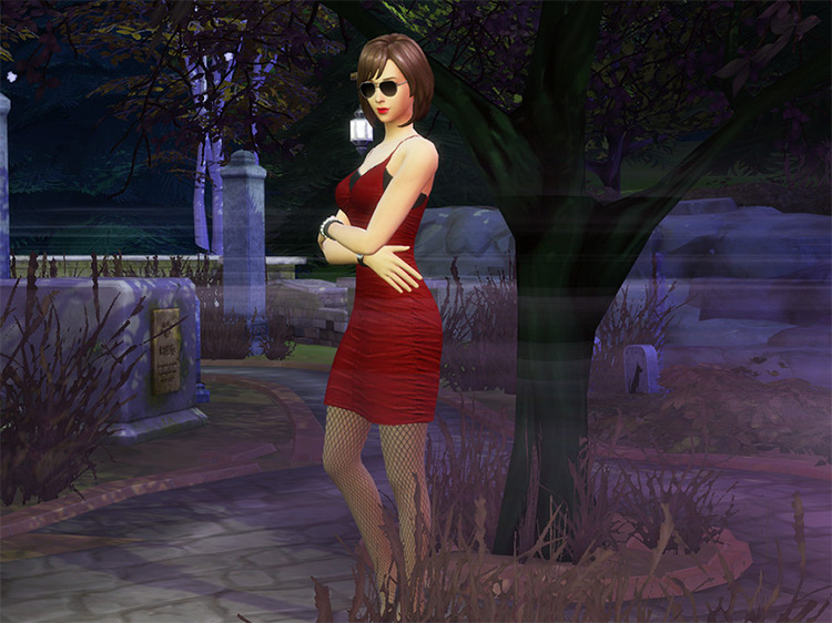 Ada Wong’s Dress (RE2R) Sims 4 CC