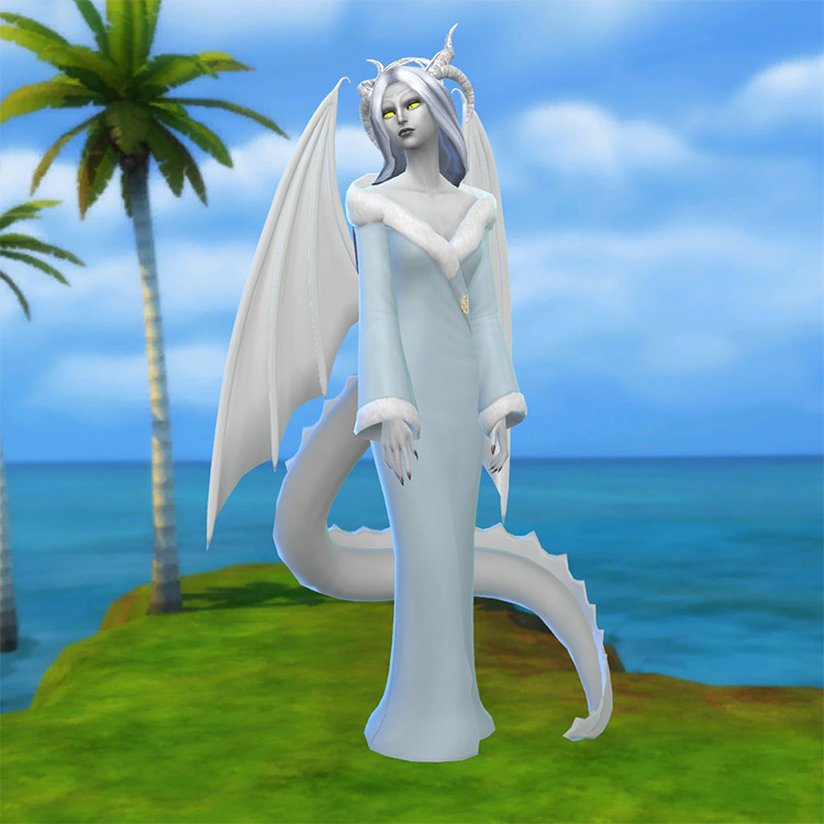 Dragon Tail by Zaneida & The Sims 4 screenshot