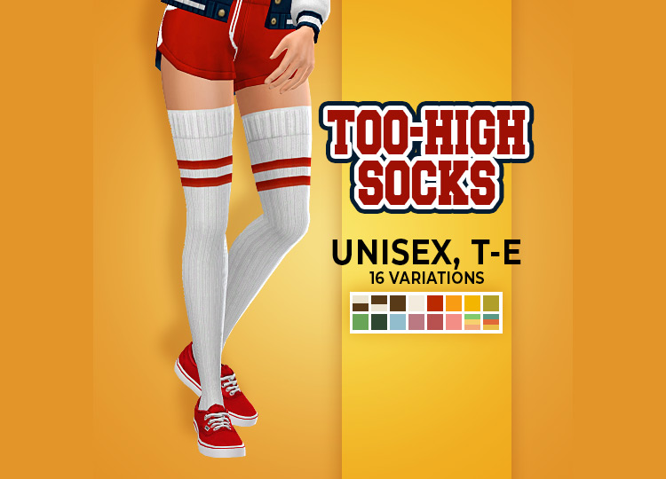 Sims 4 Socks CC  All The Best Pairs For Male   Female Sims   FandomSpot - 98