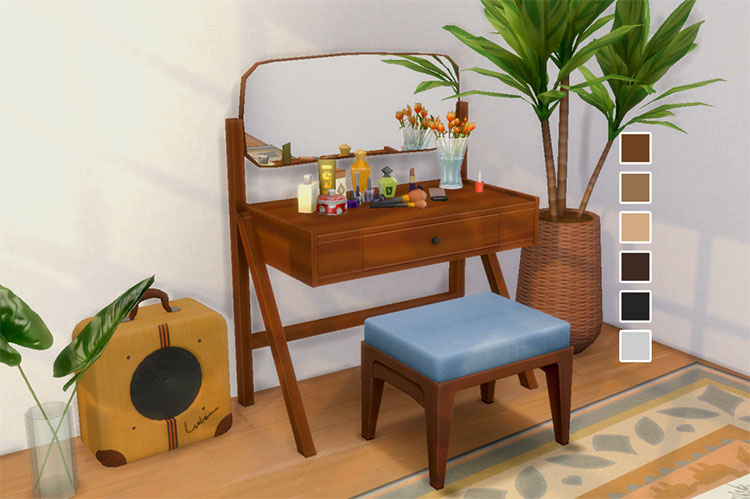 Vanity Table CC for The Sims 4