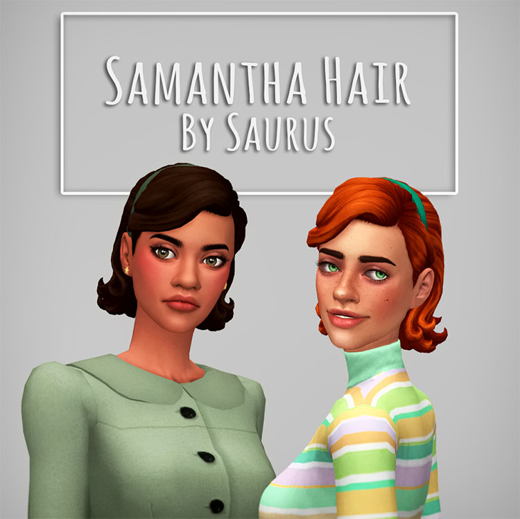Samantha Hair CC - Sims 4