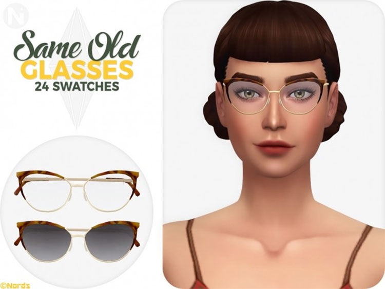 Same Old Glasses - Sims 4 CC