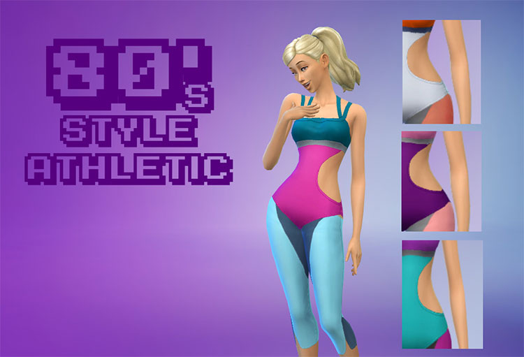 80’s Style Athletic Outfit - TS4 CC