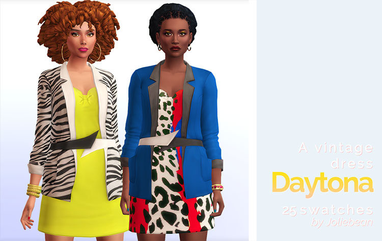 Vintage Dresses 1980s Style - TS4 CC