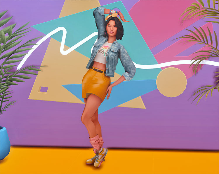 Totally 80’s Pose Pack for The Sims 4