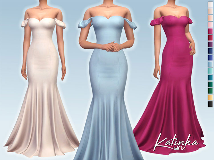 Cutest Custom Gowns For The Sims 4  Free CC   Mods   FandomSpot - 30