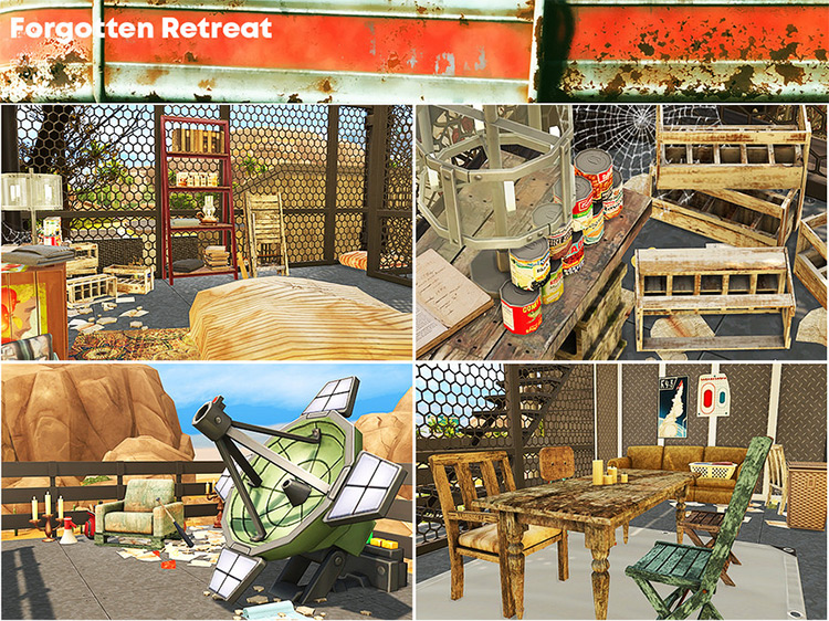 Forgotten Retreat Sims 4 CC