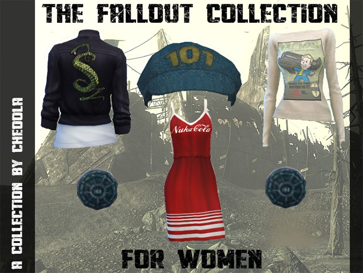 The Fallout Collection TS4 CC