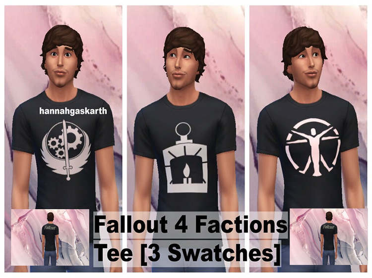 Fallout 4 Factions Clothing TS4 CC