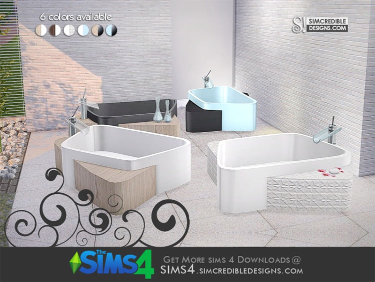 Sims 4 Shower Bathtub CC