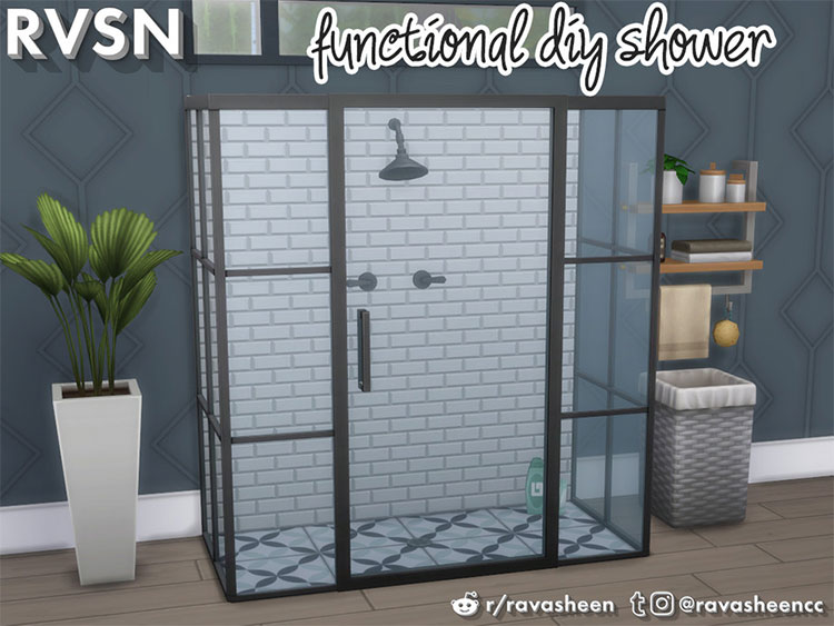 Sims 4 CC  Best Custom Showers   Bathtubs  All Free    FandomSpot - 20