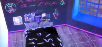 Sims 4 Neon Signs in Bedroom