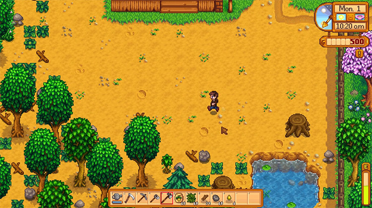 Stardew Valley gameplay screenshot