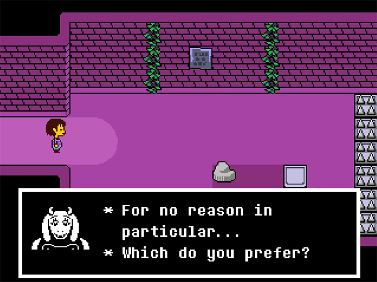 Undertale video game screenshot