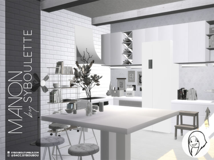 Manon Kitchen Set CC for The Sims 4