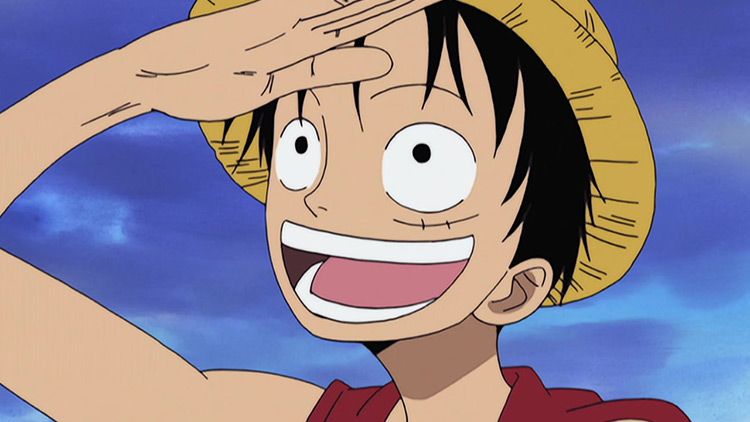 Monkey D. Luffy from One Piece anime