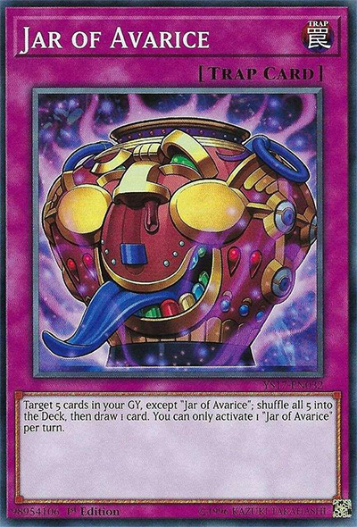 Jar Of Avarice Yu-Gi-Oh Card