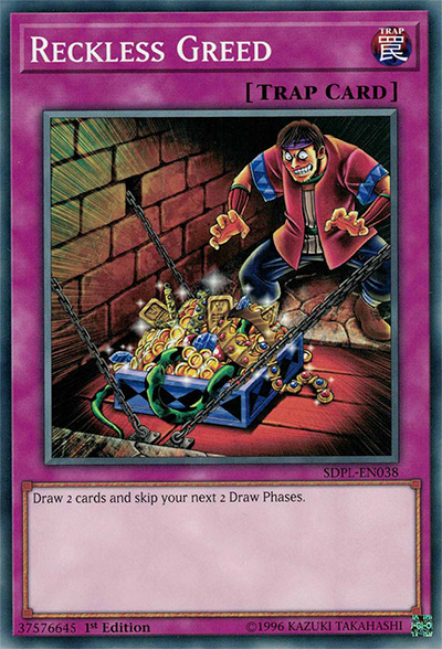 Reckless Greed Yu-Gi-Oh Card