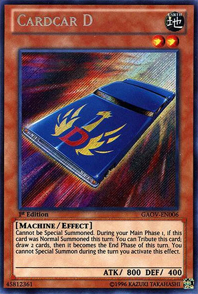 Cardcar D Yu-Gi-Oh Card