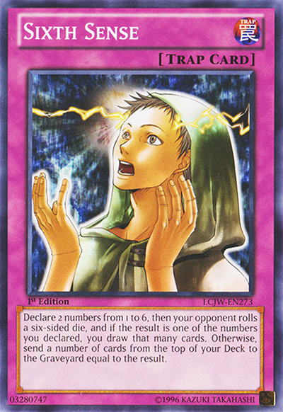 Sixth Sense Yu-Gi-Oh Card