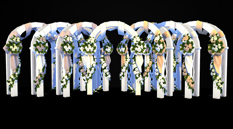 Country Wedding CC Set - The Sims 4