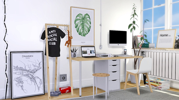 IKEA Office Set - Sims 4 CC