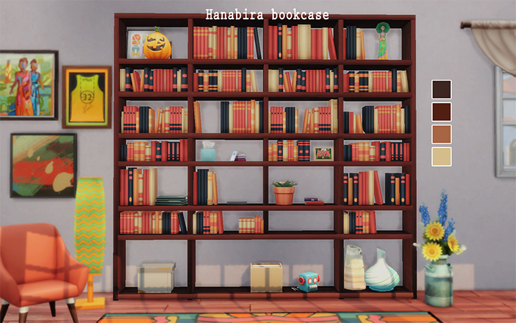 Best Sims 4 Bookcases   Bookshelves  Free CC   Mods   FandomSpot - 39