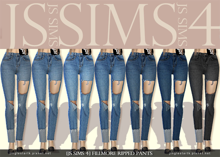 The Sims 4  Best Ripped Jeans CC  For Guys   Girls    FandomSpot - 31