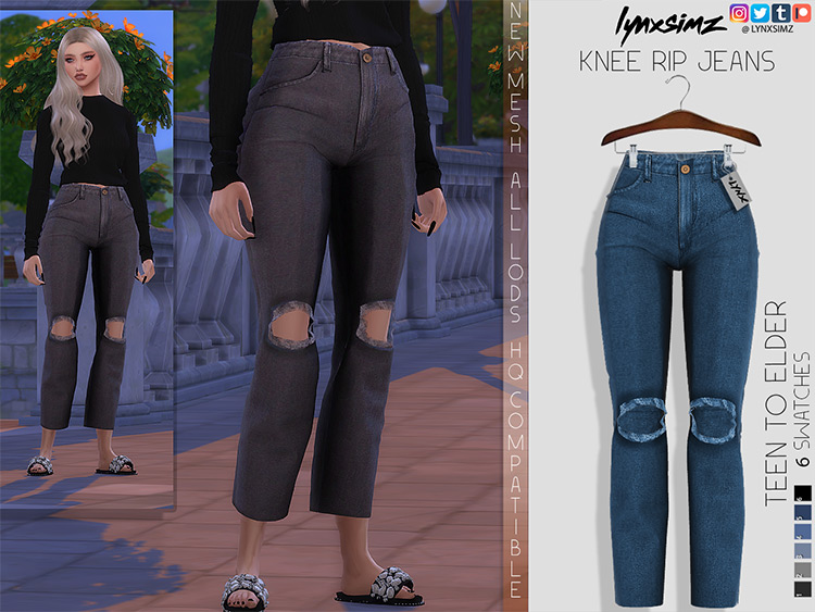 The Sims 4  Best Ripped Jeans CC  For Guys   Girls    FandomSpot - 15