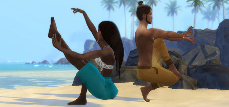 Sims 4 Yoga Room CC: Yoga Mats, Studio Décor & More
