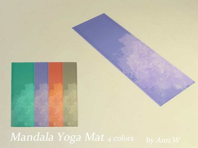 Sims 4 Yoga Room CC  Yoga Mats  Studio D cor   More   FandomSpot - 52