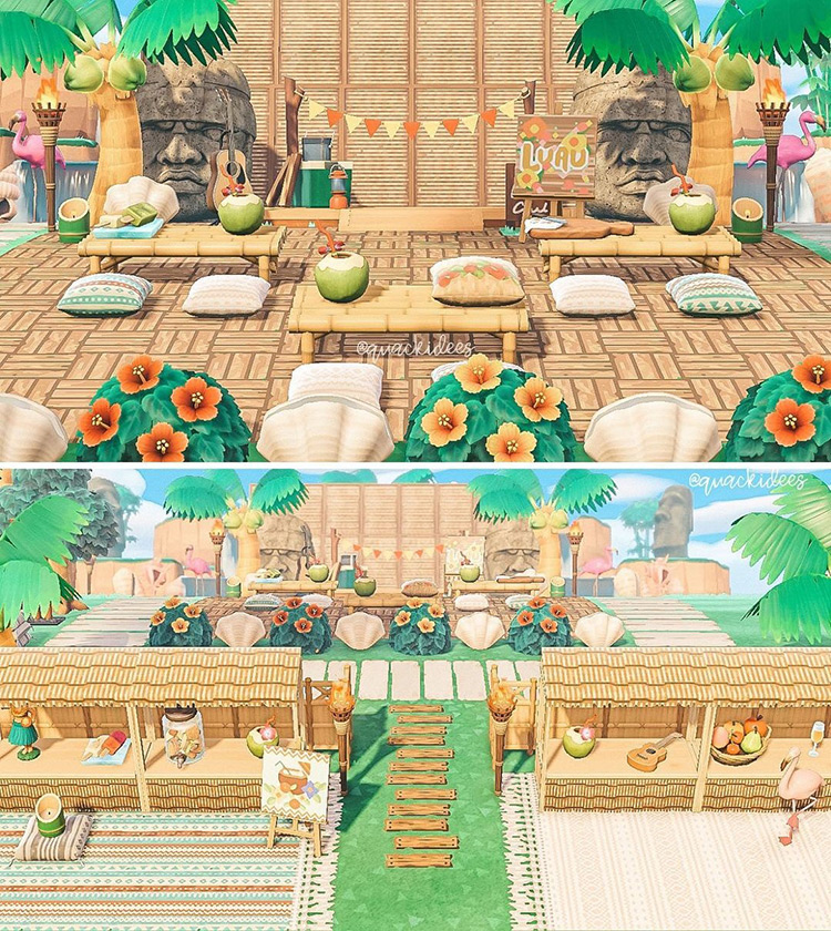 Luau Party Idea - ACNH