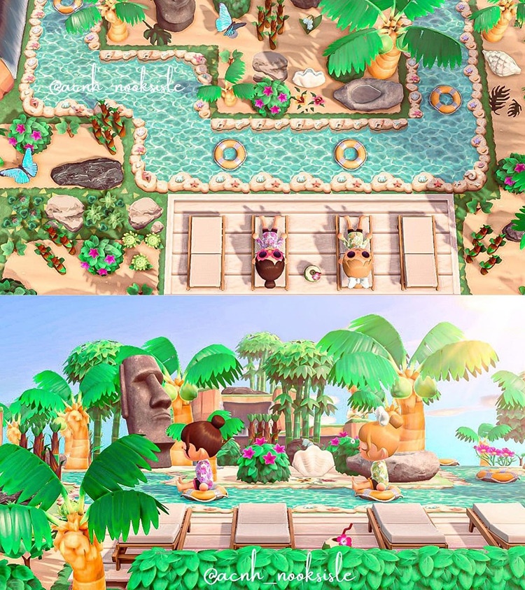 15 Summer Island Design Ideas For Animal Crossing New Horizons 