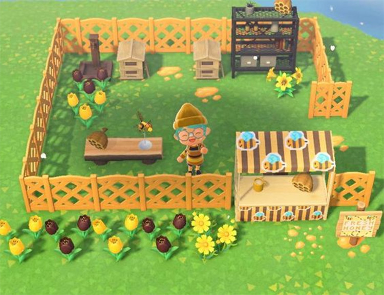 Artisan Honey Farm Idea - ACNH